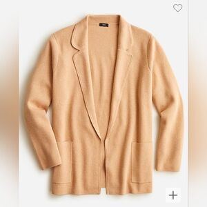 J. Crew Tan Open-Front Blazer